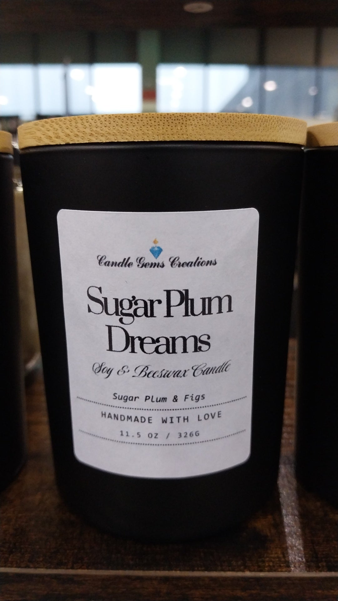 Sugar Plum Dreams Luxury Matte Black Vessel (Copy)