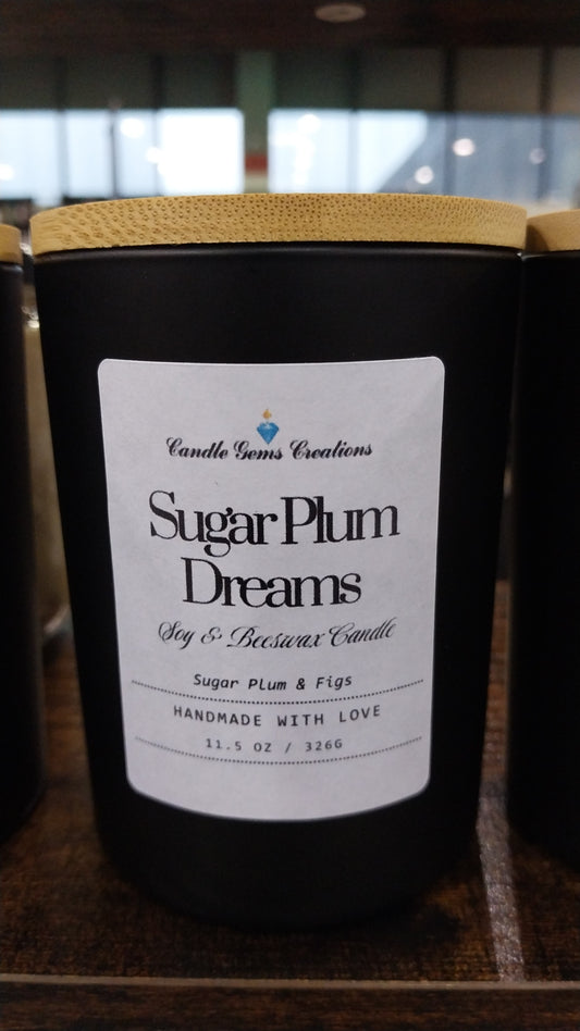 Sugar Plum Dreams Luxury Matte Black Vessel (Copy)