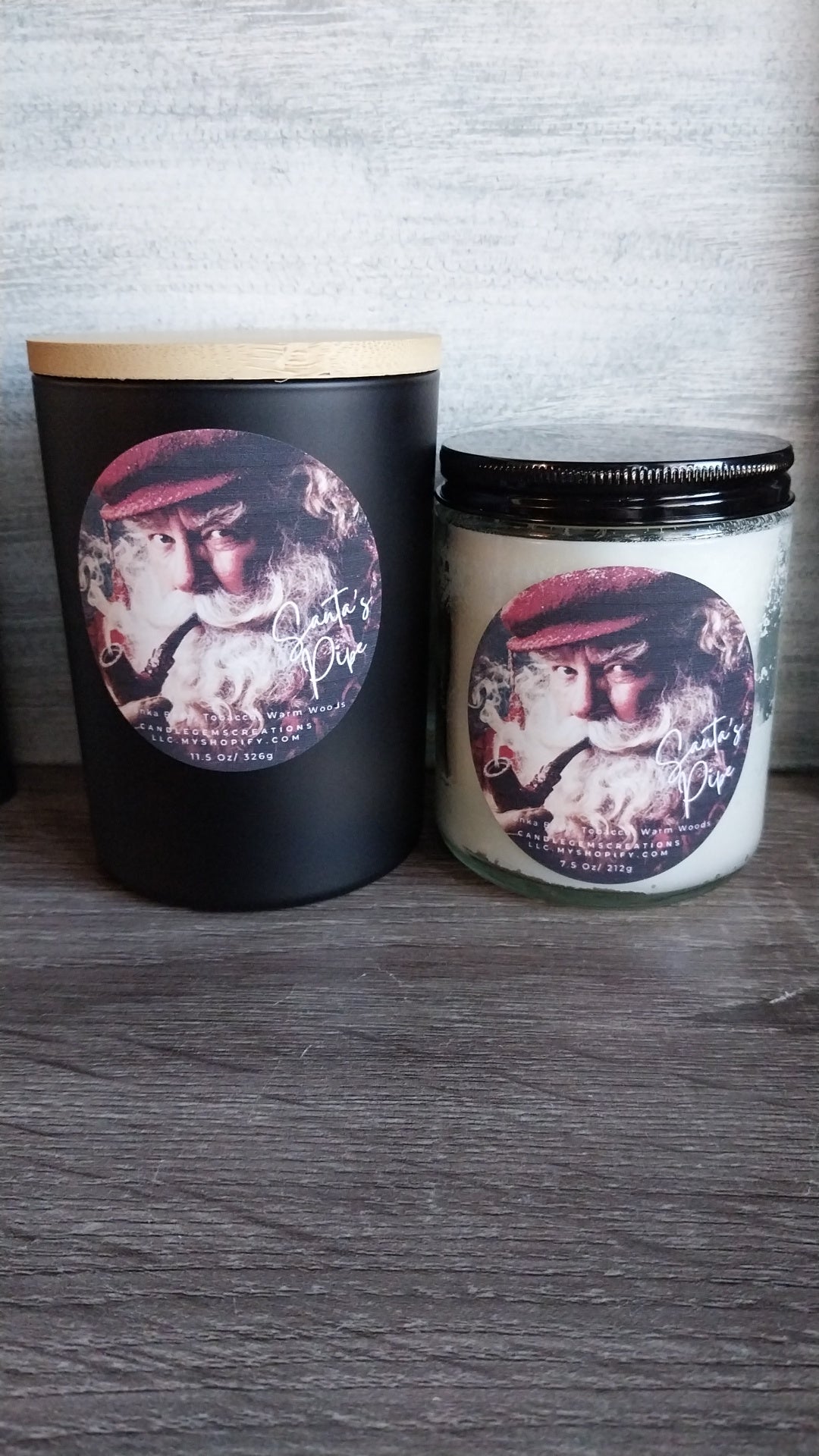 Santa's Pipe Luxury Hand Poured Limited Edition Candle
