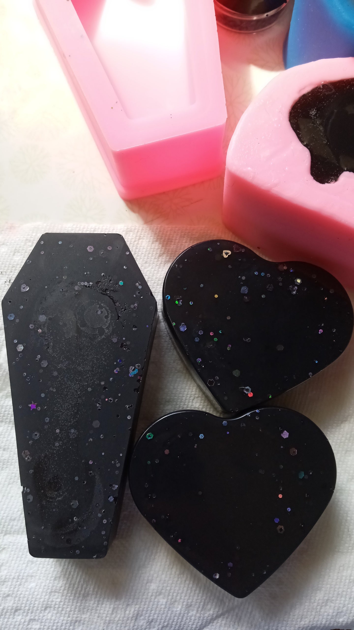 Glitter Heart Hand Crafted Soap