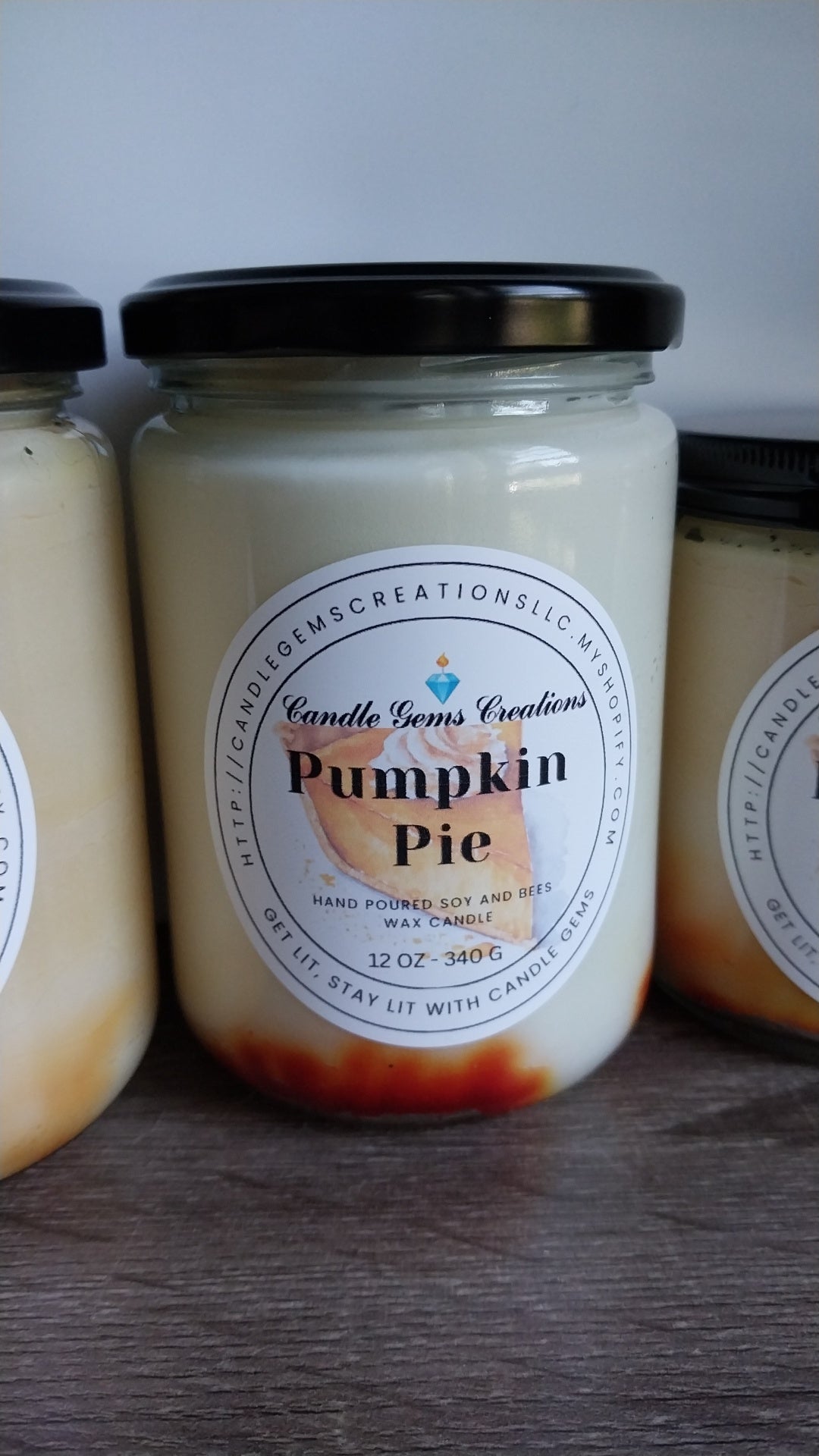 Pumpkin Pie hand poured candle