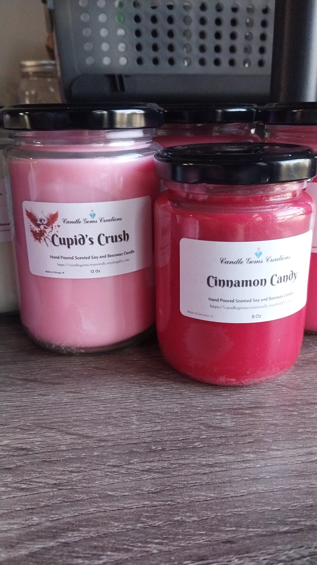 CLEARANCE Cinnamon Candy Candle Hand Poured