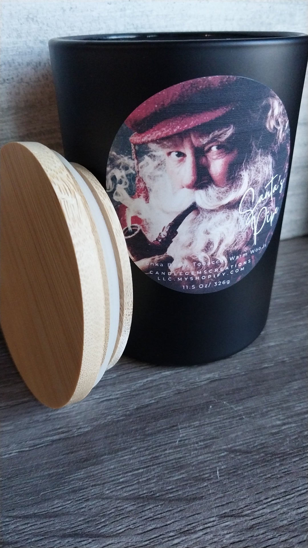 Santa's Pipe Luxury Hand Poured Limited Edition Candle
