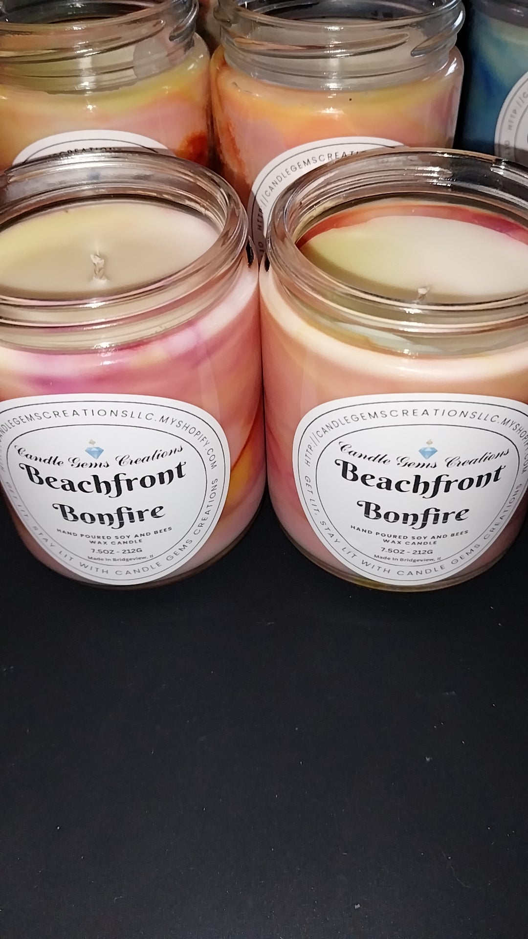 Beachfront Bonfire Candle Hand Poured limited edition candle