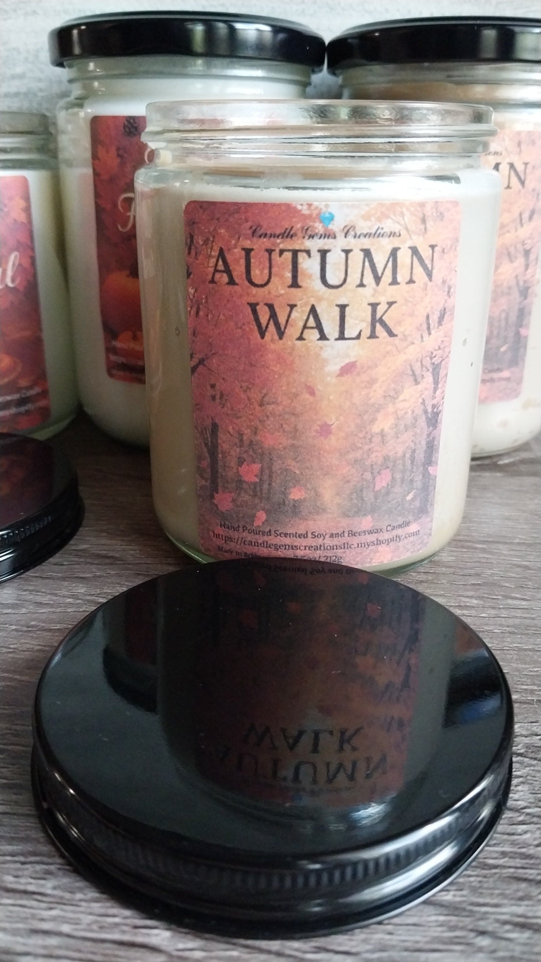 Autumn Walk Hand Poured Candle limited Fall edition