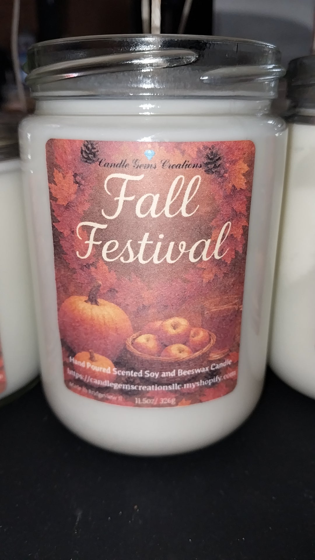 Fall Festival Hand Poured Candle limited Fall edition