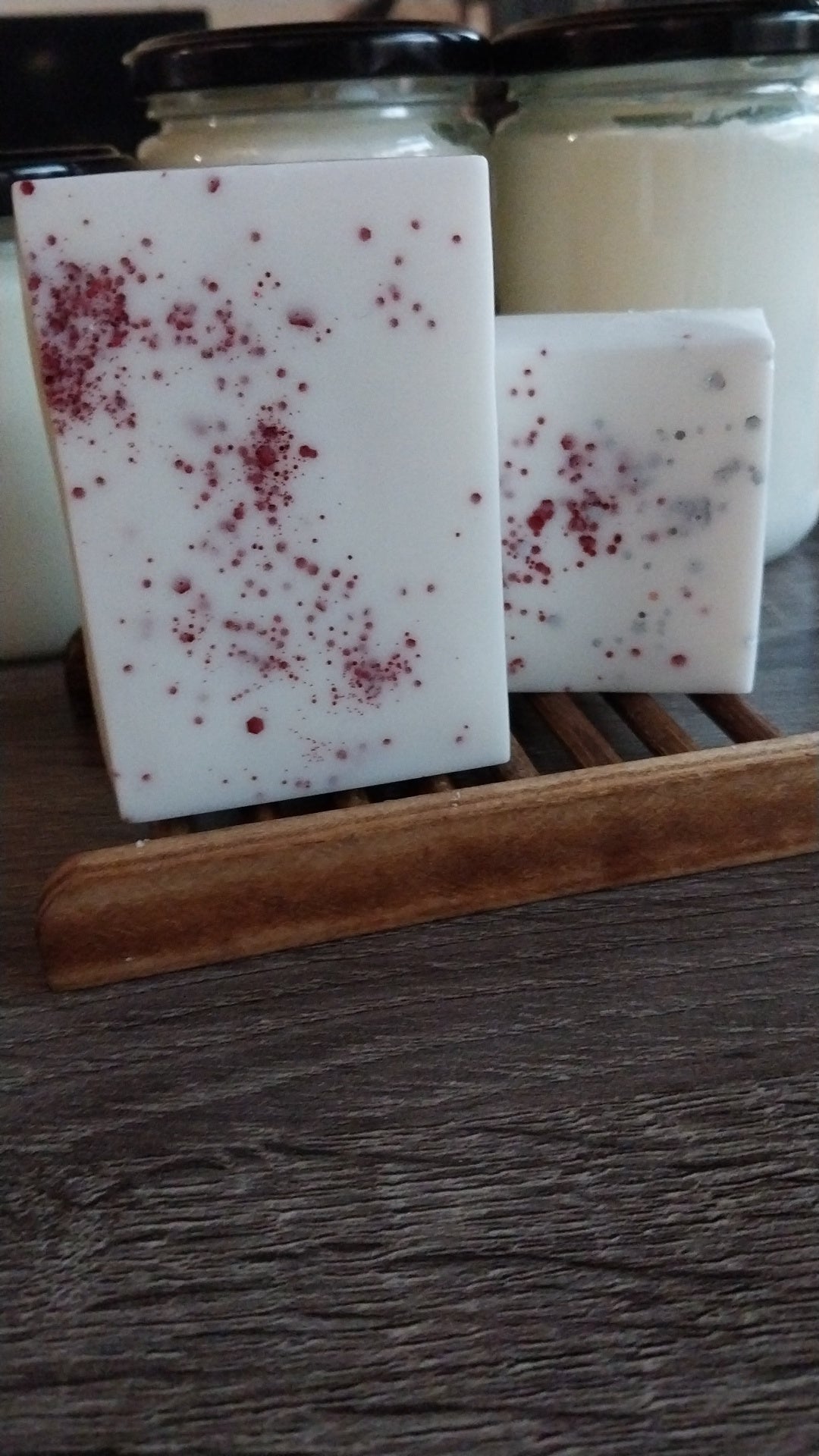 Glitter Goats Milk Vitamin E Bars Hand Crafted Soap