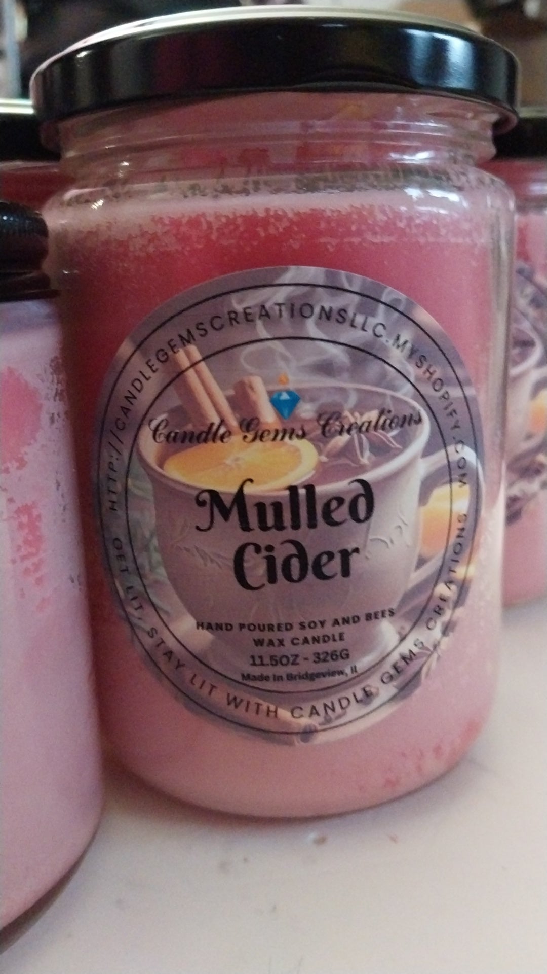 Mulled Cider hand poured candle