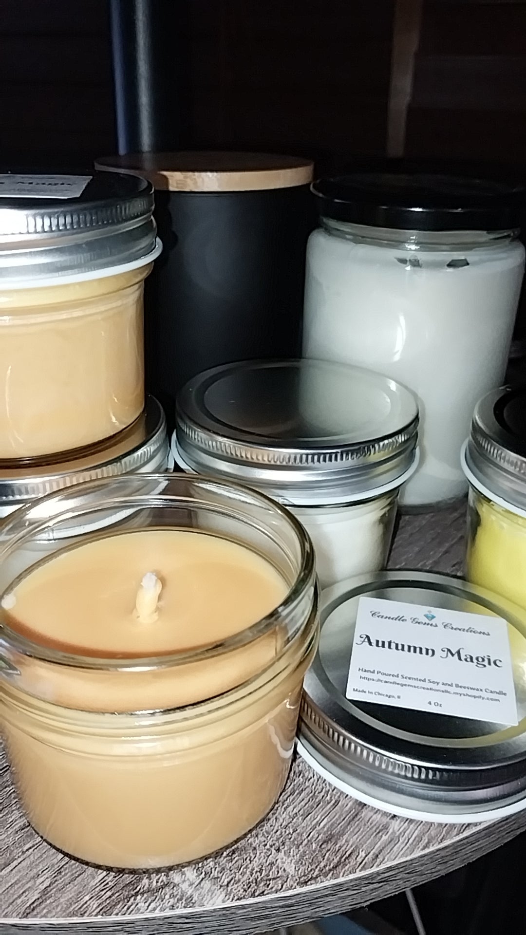 4 ounce Hand Poured Candle various limited edition scents