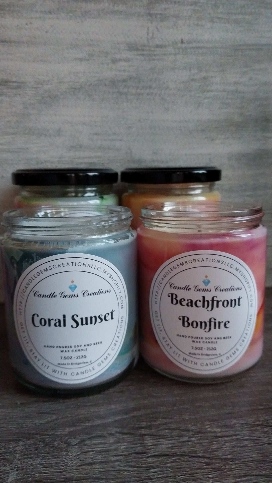 Beachfront Bonfire Candle Hand Poured limited edition candle