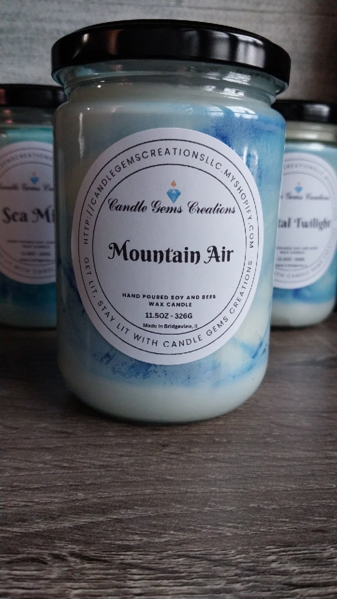 Mountain Air Hand Poured Candle