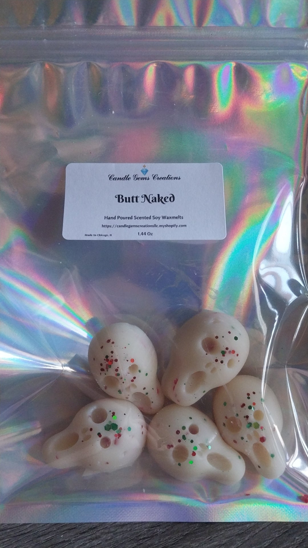 Holiday bleeding skull Wax melts