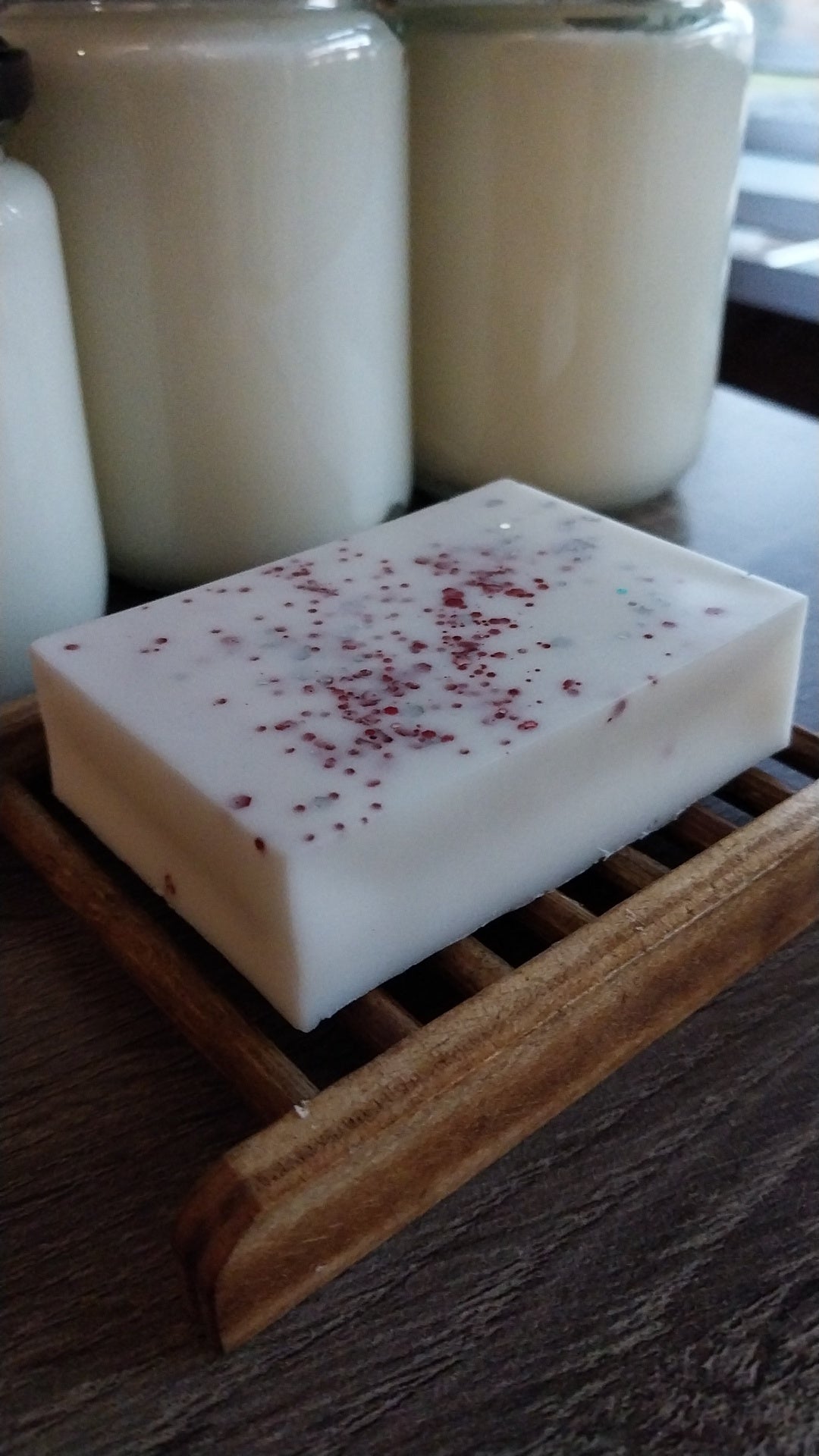 Glitter Goats Milk Vitamin E Bars Hand Crafted Soap