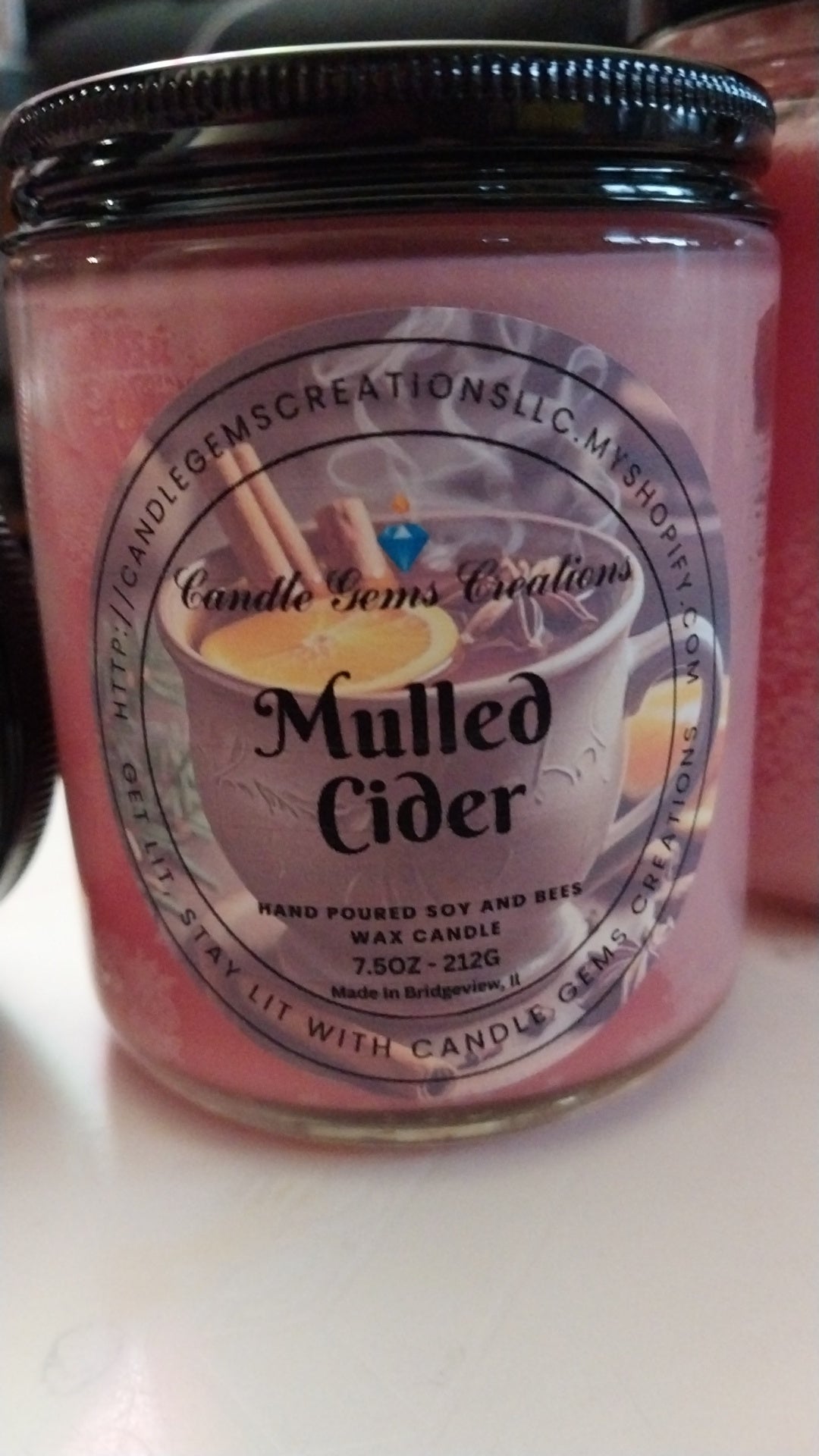 Mulled Cider hand poured candle