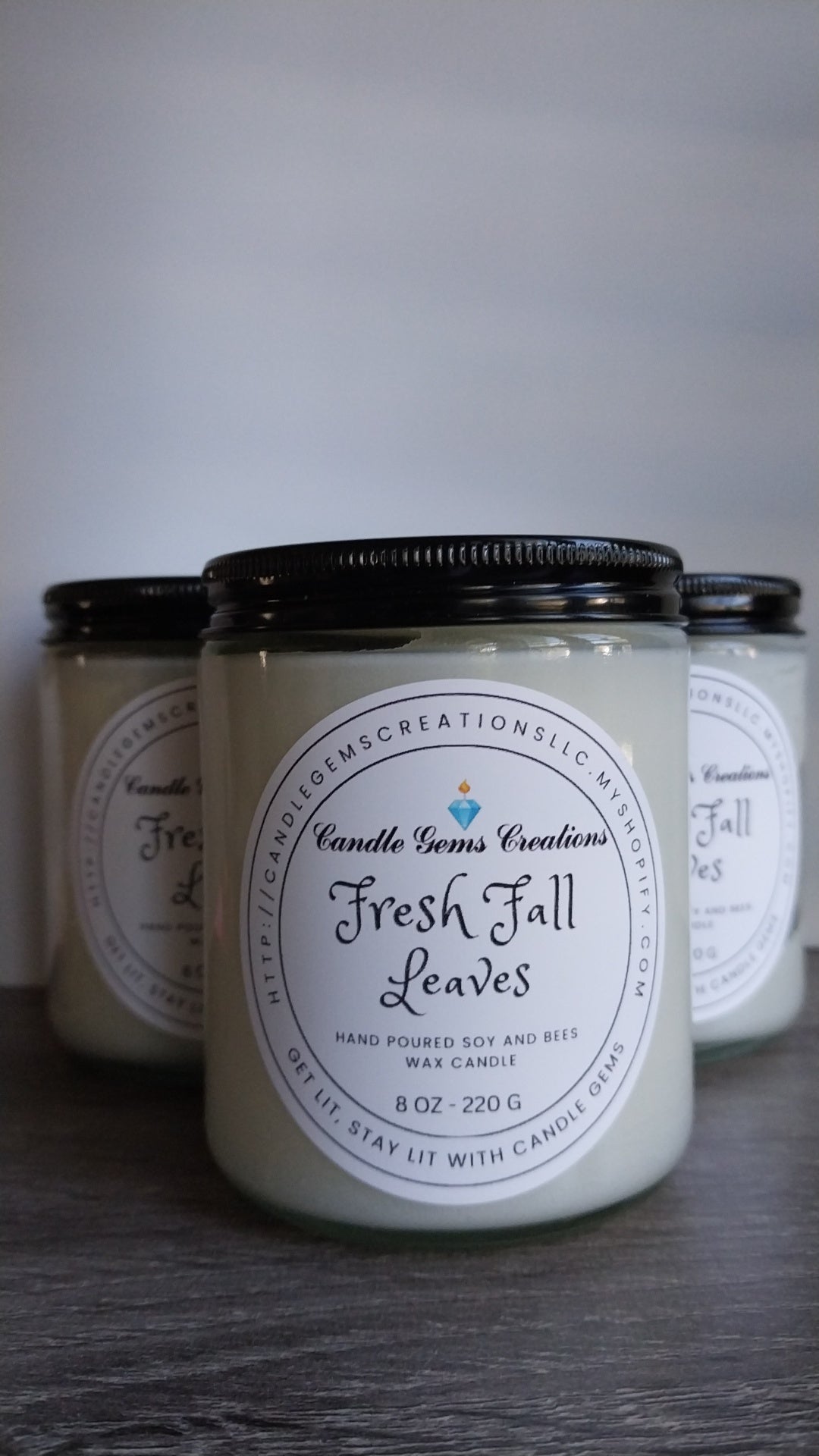 Fresh Fall Leaves NEW limited edition hand poured candle