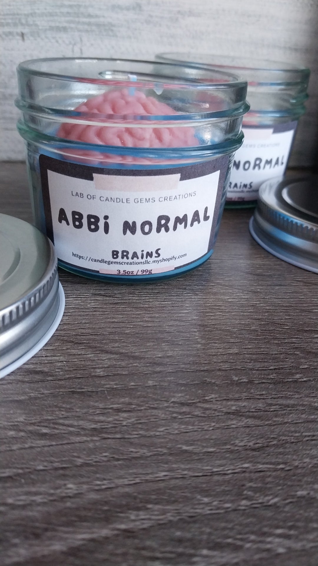 Brains Hand Poured Candle