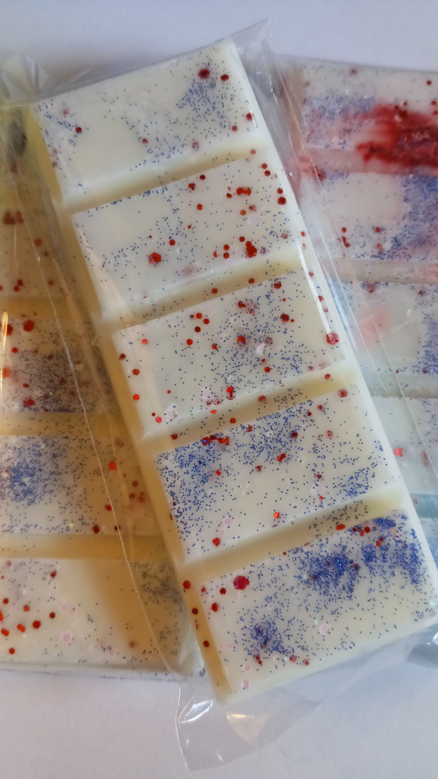 Firecracker Pop Limited Edition Marble or Glitter snap bar wax melts Hand Poured