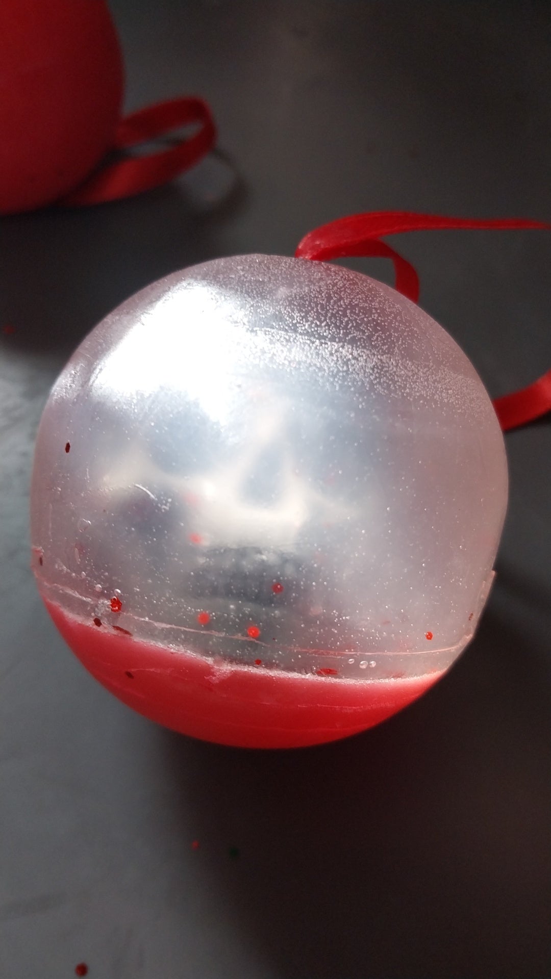 Skull Snow Globe Ornament Soap