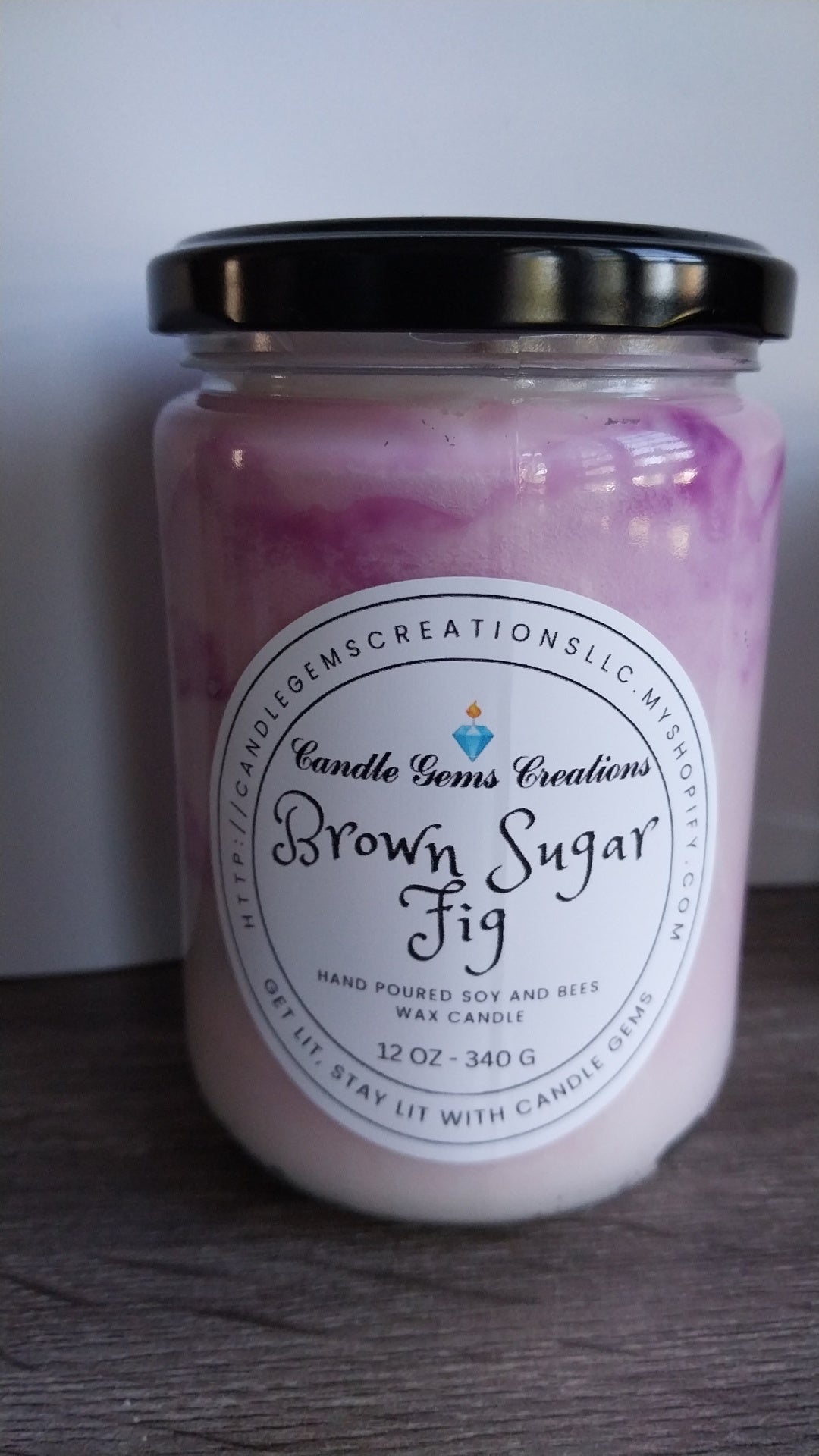 Brown Sugar Fig limited edition hand poured candle