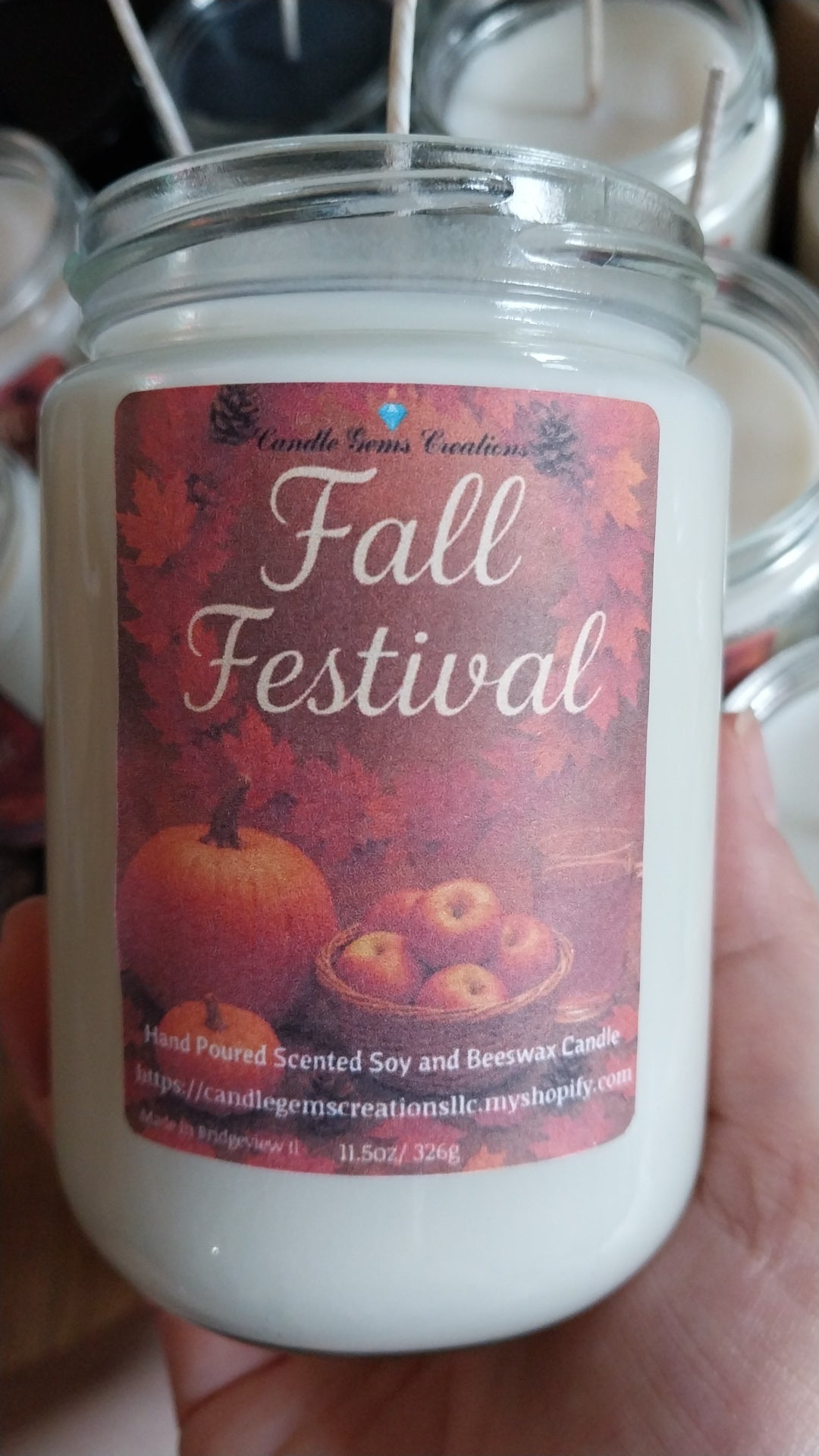 Fall Festival Hand Poured Candle limited Fall edition
