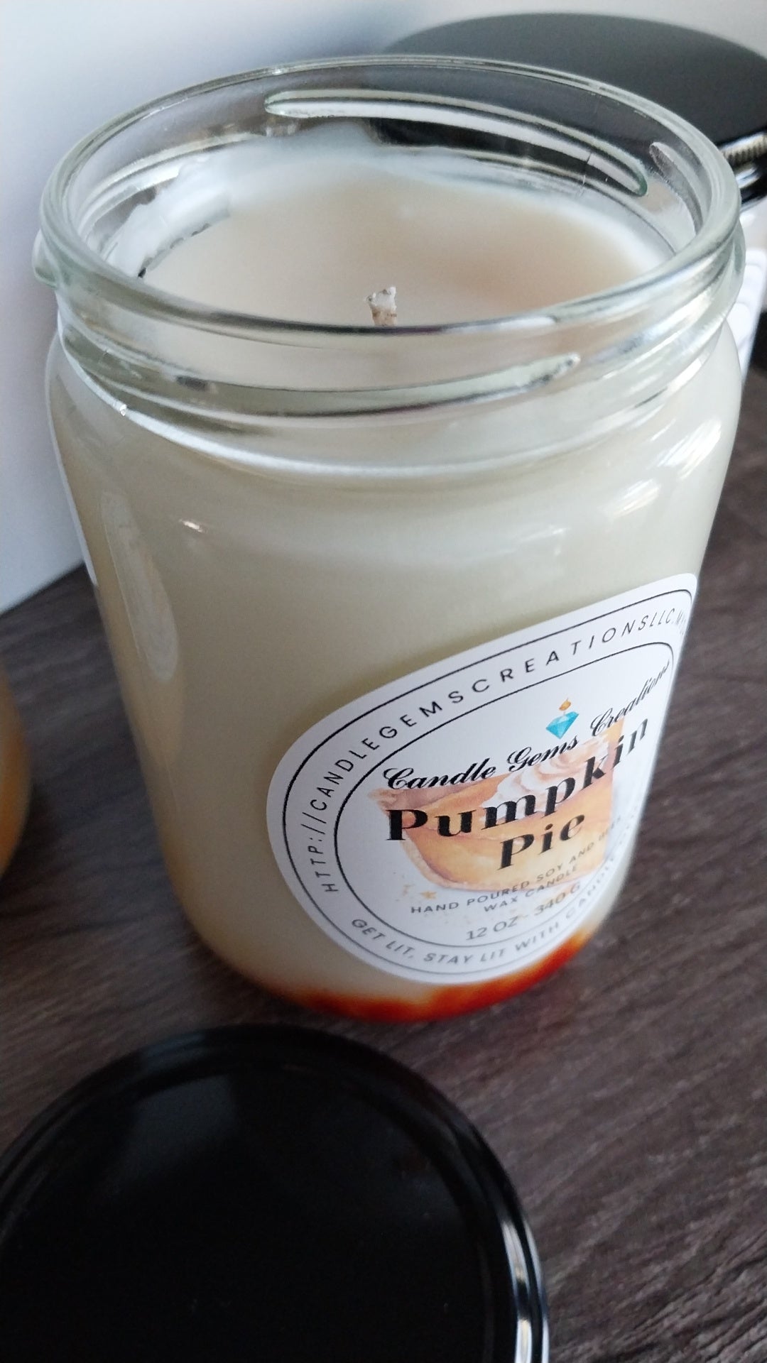 Pumpkin Pie hand poured candle