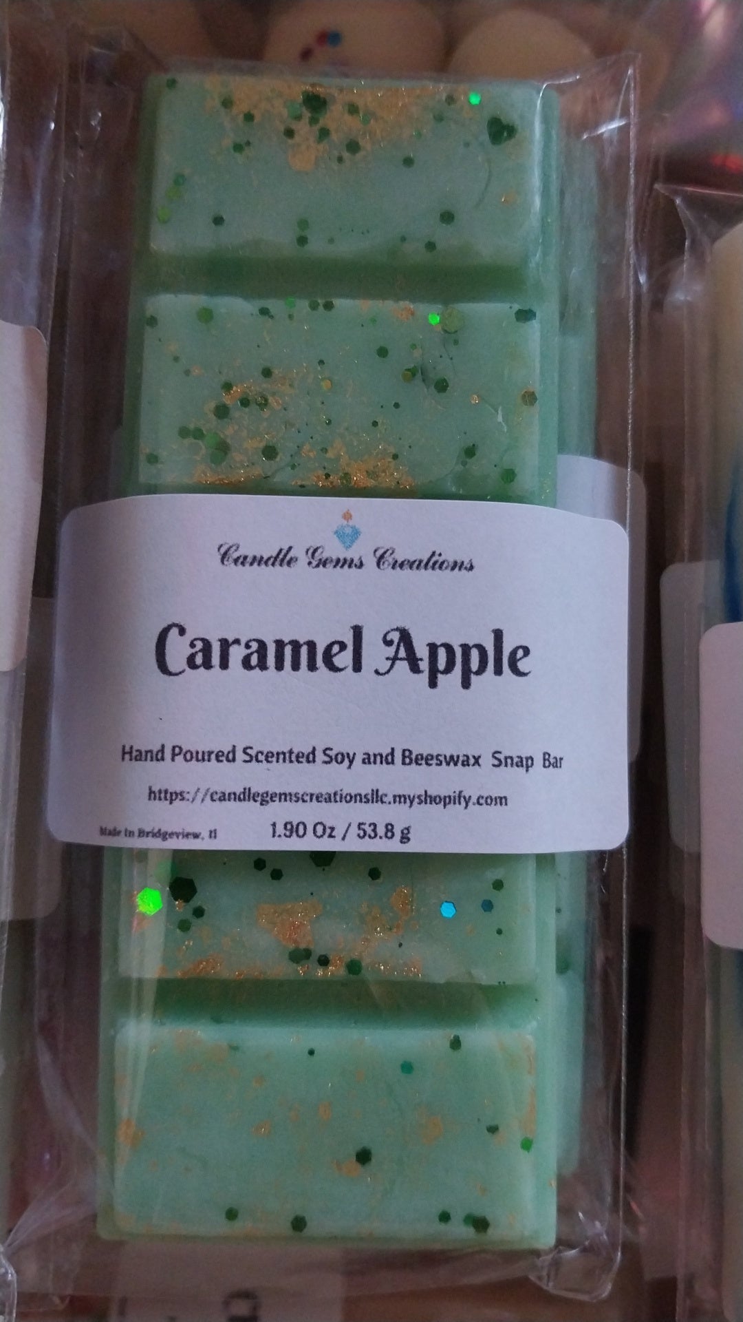 Caramel Apple Wax melt snap bar