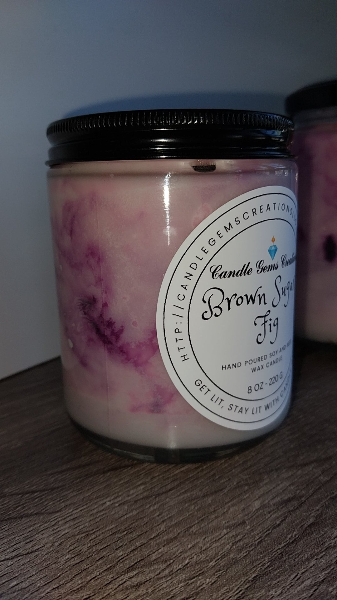 Brown Sugar Fig limited edition hand poured candle