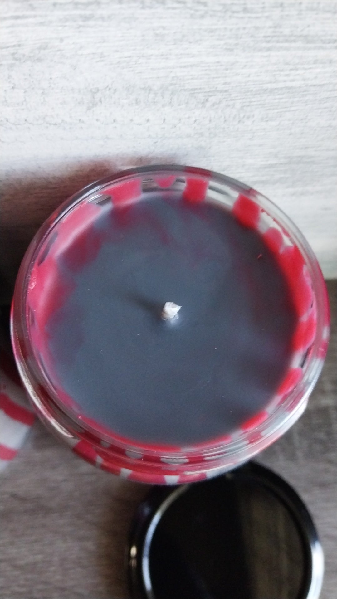 Bite Me Hand Poured Candle and coffin gem set limited Fall edition